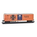 51` 3-3/4` Rib-Side Mechanical Reefer - Ready to Run -- Santa Fe 2632 (orange, blue, black, M, N, Micro Trains Line 7000121