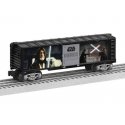 Steel Boxcar with Illuminated Light Sabers - 3-Rail - Ready to Run -- Star Wars(TM) Darth Vader vs. Obi-, O, Lionel 2528260