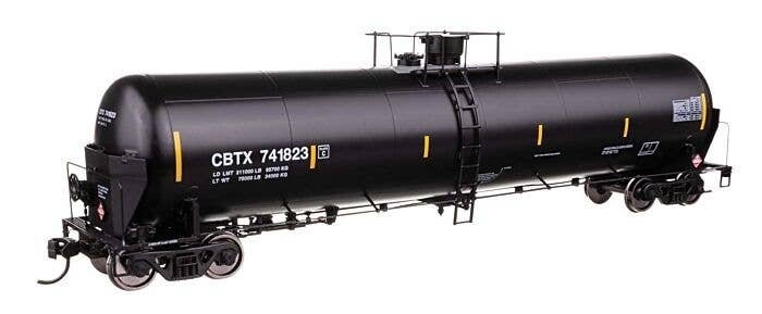 55′ Trinity Modified 30,145-Gallon Tank Car - Ready to Run -- CIT Group CBTX 741823, HO, WalthersProto 100763