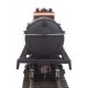 Tank Car - Ready to Run -- Atchison, Topeka & Santa Fe 98016 (black, Orange & White Stripes), HO, WalthersTrainline 1444