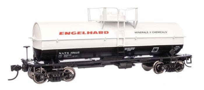 36′ 10,000-Gallon Insulated Tank Car w/Large Dome, Bolted Jacket - Ready to -- Engelhard Minera, HO, WalthersMainline 48410