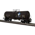 17,600-Gallon Corn Syrup Tank Car - 3-Rail - Ready to Run - Master(R) -- Archer-Daniels-Midland (black,, O, Atlas O 3001458