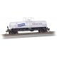 Chemical Tank Car - Ready to Run -- Godchaux Sugar GATX 36372 (white, black, blue, red ′Pure, HO, Bachmann Industries 75802