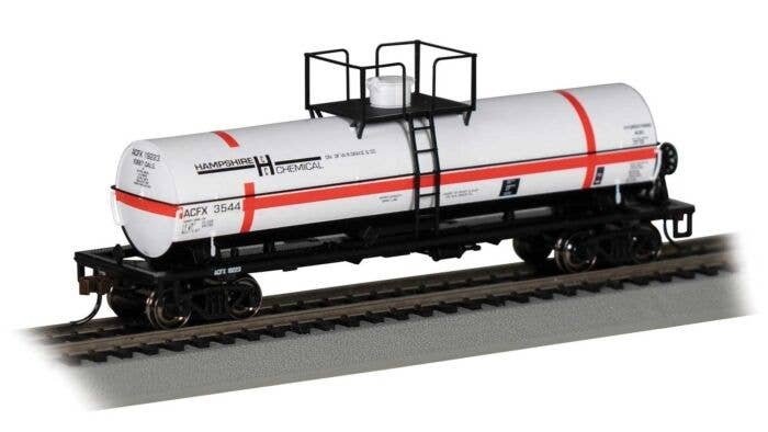 Chemical Tank Car - Ready to Run -- Hampshire Chemical 3544 (Small Dome), HO, Bachmann Industries 75809