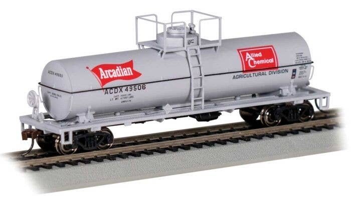Chemical Tank Car - Ready to Run -- Allied Chemical/Arcadian 49506 (Large Dome), HO, Bachmann Industries 75811