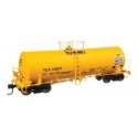 40′ Trinity 14,000-Gallon Molten Sulfur Tank Car - Ready to Run -- Trinity Leasing (YLW) 135037, HO, WalthersProto 100075