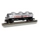 40′ 3-Dome Tank Car - Ready to Run - Silver Series(R) -- Ambrose Wine Co. NATX 7501, HO, Bachmann Industries 17111