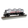 40′ 3-Dome Tank Car - Ready to Run - Silver Series(R) -- Ambrose Wine Co. NATX 7501, HO, Bachmann Industries 17111