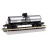 40′ Single-Dome Tank Car - Ready to Run - Silver Series(R) -- Hartol 407 (gray, black), N, Bachmann Industries 17868