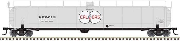 ACF 33,000 Gallon Tank Car - Ready to Run - Master(R) -- Cal Gas SHPX 17431 (red, gra, N, Atlas Model Railroad Co. 50005366