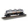 40′ 3-Dome Tank Car - Ready to Run - Silver Series(R) -- Gibson Wine Co. GATX 459 (silver, o, HO, Bachmann Industries 17115