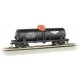 40′ Single-Dome Tank Car - Ready to Run - Silver Series(R) -- Tidewater Oil TWOX 1365 (black, HO, Bachmann Industries 17802
