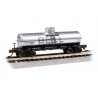 40′ Single-Dome Tank Car - Ready to Run - Silver Series(R) -- Bell Oil 20839 (gray, black), N, Bachmann Industries 17867