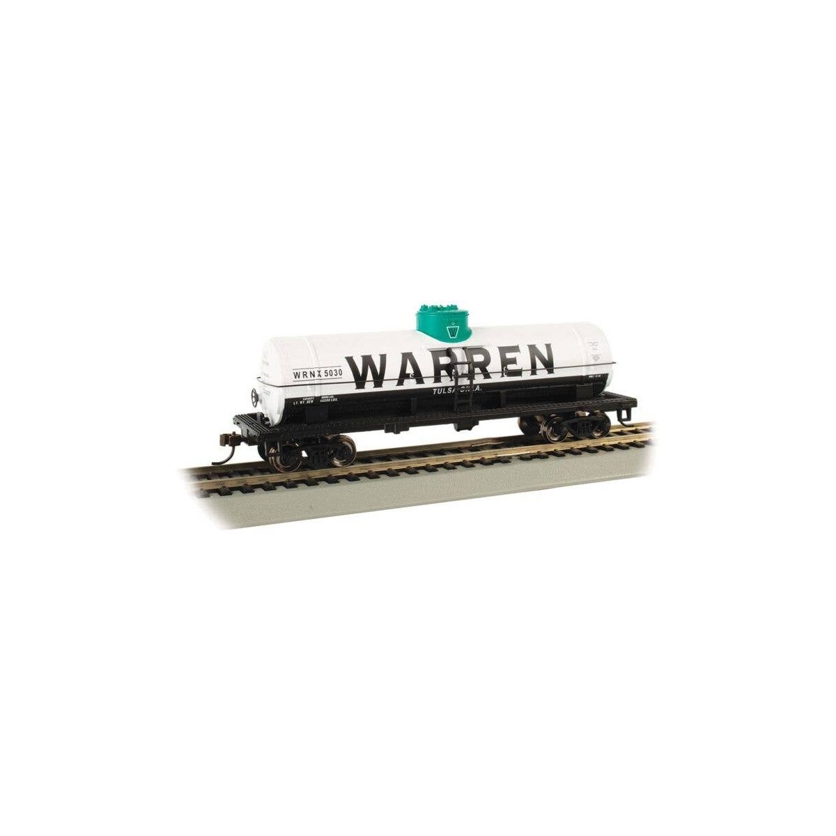 40′ Single-Dome Tank Car - Ready to Run - Silver Series(R) -- Warren Petroleum Co 5030, HO, Bachmann Industries 17806