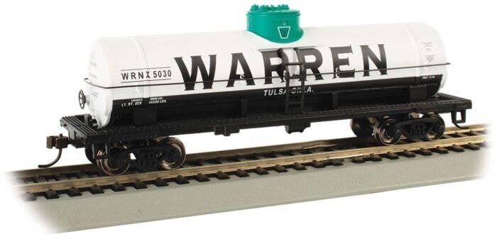 40′ Single-Dome Tank Car - Ready to Run - Silver Series(R) -- Warren Petroleum Co 5030, HO, Bachmann Industries 17806