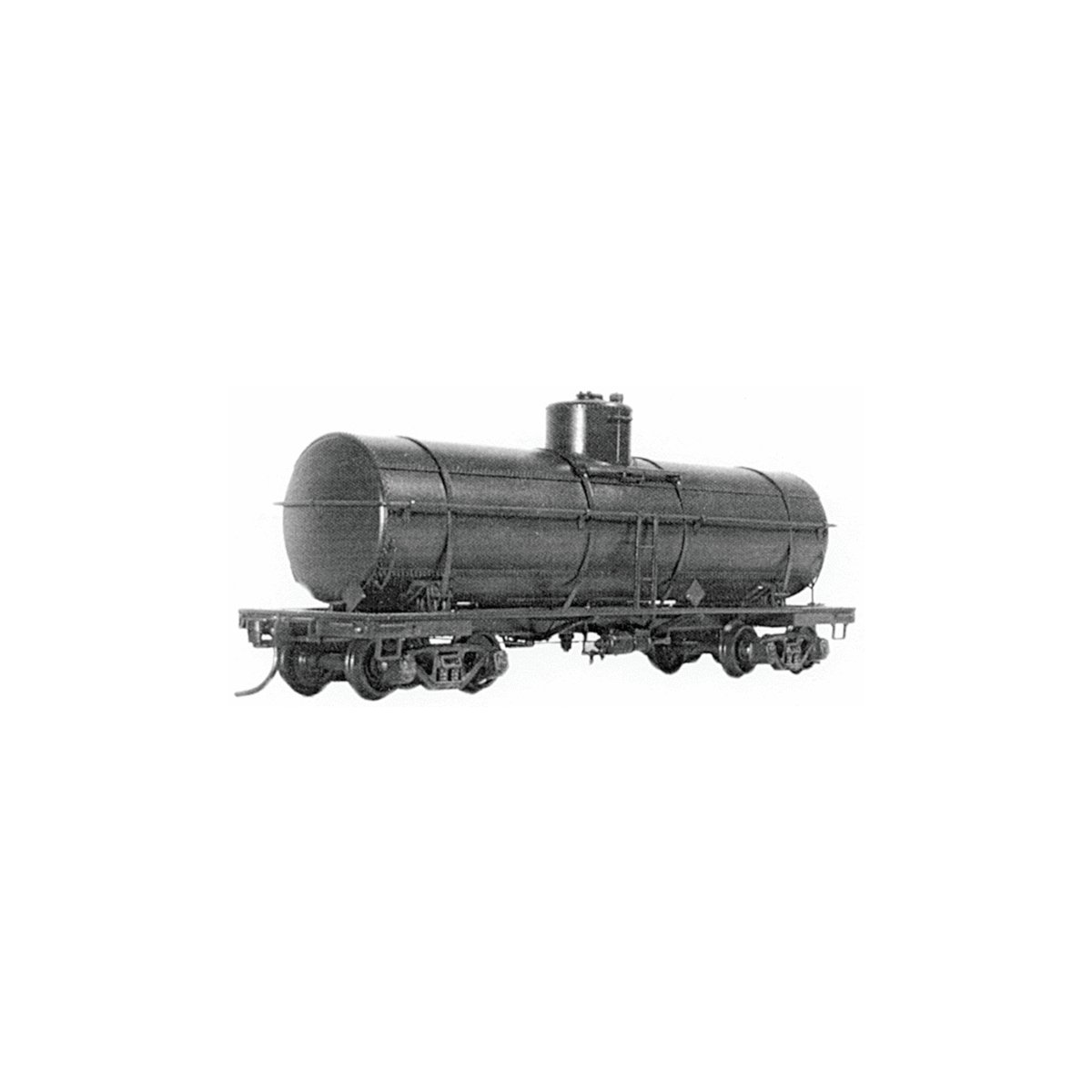 36` 10,000 Gallon USRA Tank Car w/54` Dome - Kit -- Undecorated pkg(6), HO, Tichy Train Group 6020