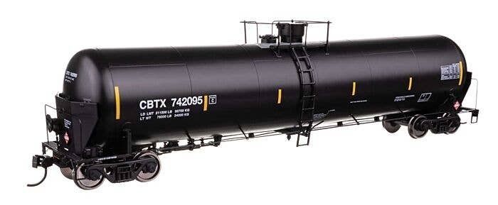 55′ Trinity Modified 30,145-Gallon Tank Car - Ready to Run -- CIT Group CBTX 742095, HO, WalthersProto 100764
