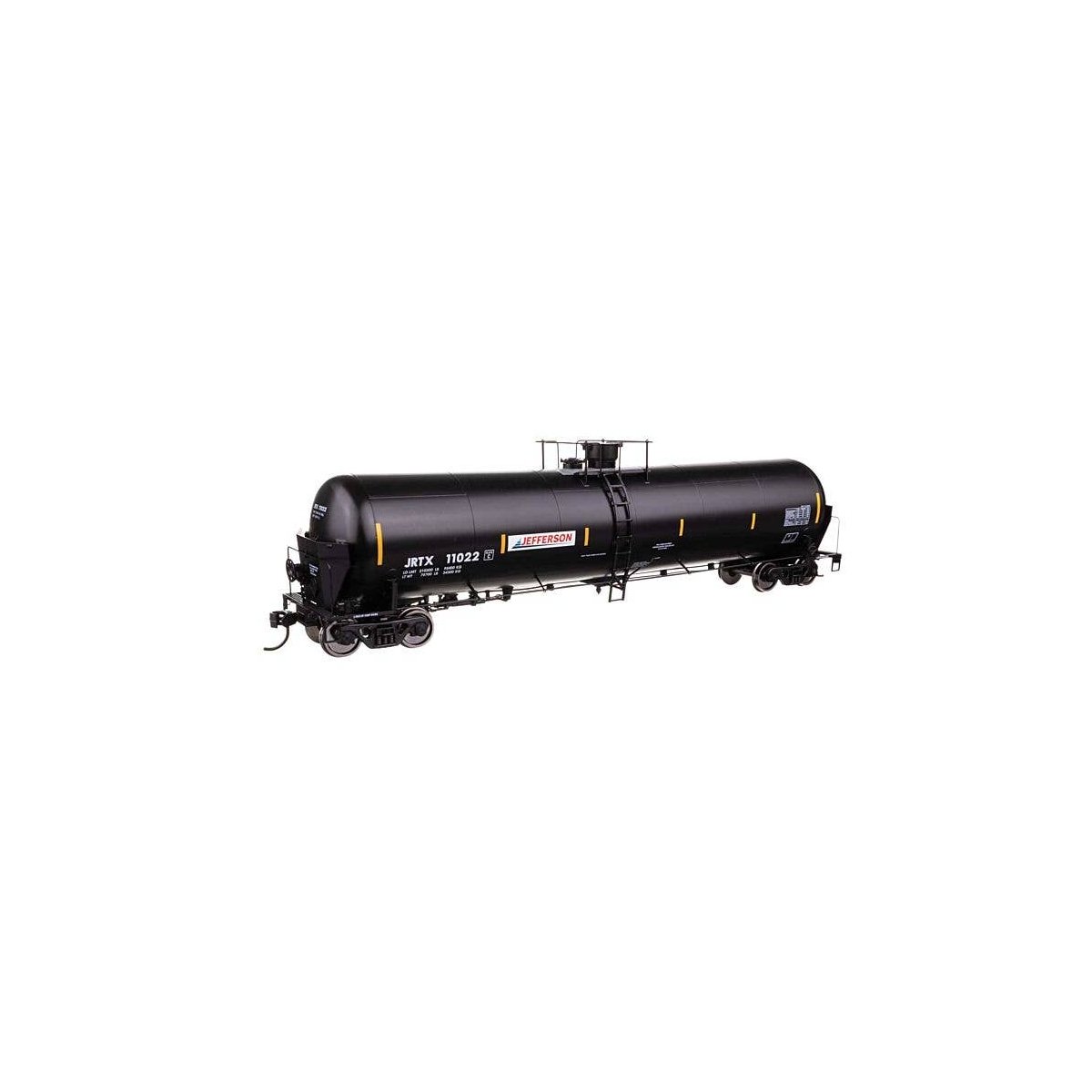 55′ Trinity Modified 30,145-Gallon Tank Car - Ready to Run -- Jefferson JRTX 11022, HO, WalthersProto 100770