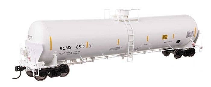 55′ Trinity Modified 30,145-Gallon Tank Car - Ready to Run -- Shell Oil SCMX 6510, HO, WalthersProto 100781