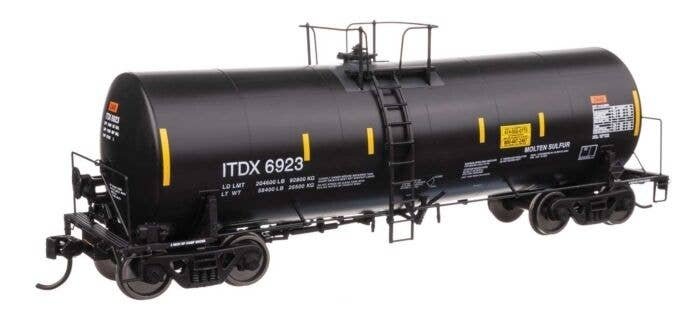 40′ Trinity 14,000-Gallon Molten Sulfur Tank Car - Ready to Run -- Sulcon ITDX 6923, HO, WalthersProto 100064