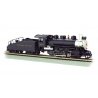 USRA 0-6-0 with Slope-Back Tender - Standard DC with Smoke -- Baltimore & Ohio 1143 (black, silver)