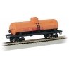 40′ Single-Dome Tank Car - Ready to Run - Silver Series(R) -- Shell 1758 (orange, black, red, HO, Bachmann Industries 17808
