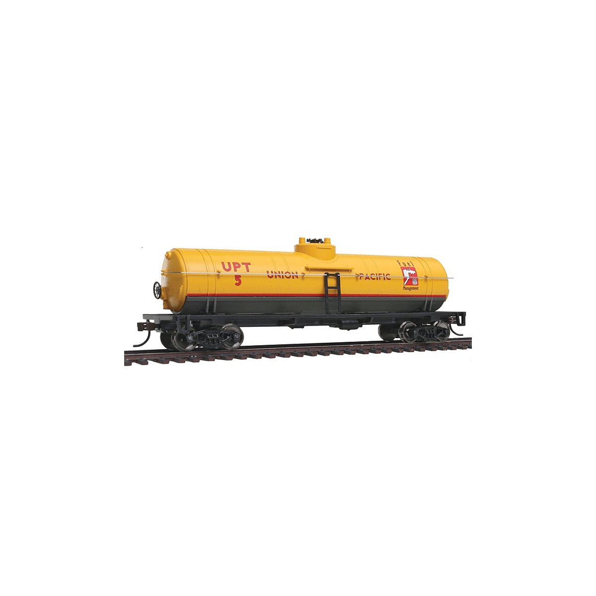 Tank Car - Ready To Run -- Union Pacific (Armour Yellow, gray, red), HO, WalthersTrainline 1443