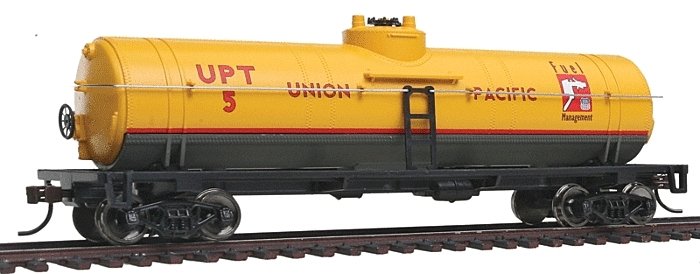 Tank Car - Ready To Run -- Union Pacific (Armour Yellow, gray, red), HO, WalthersTrainline 1443