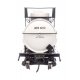 36′ 10,000-Gallon Insulated Tank Car w/Large Dome, Bolted Jacket - Ready to -- National Starch , HO, WalthersMainline 48421