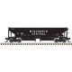 70-Ton Hart Ballast Car - Ready to Run - Master(R) -- Wisconsin Central 123 (black, w, N, Atlas Model Railroad Co. 50006619