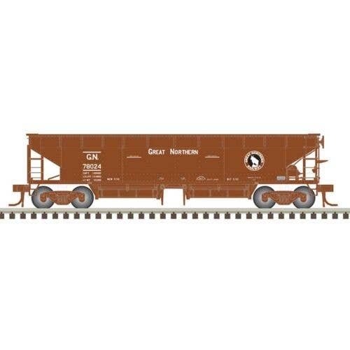70-Ton Hart Ballast Car - Ready to Run - Master(R) -- Great Northern 78024 (Mineral R, N, Atlas Model Railroad Co. 50006614