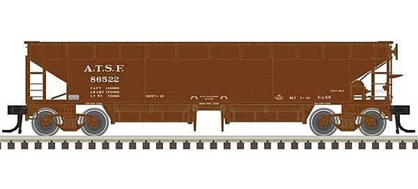 70-Ton Hart Ballast Car - Ready to Run - Master(R) -- Santa Fe 86541 (Boxcar Red, wh, HO, Atlas Model Railroad Co. 20006807