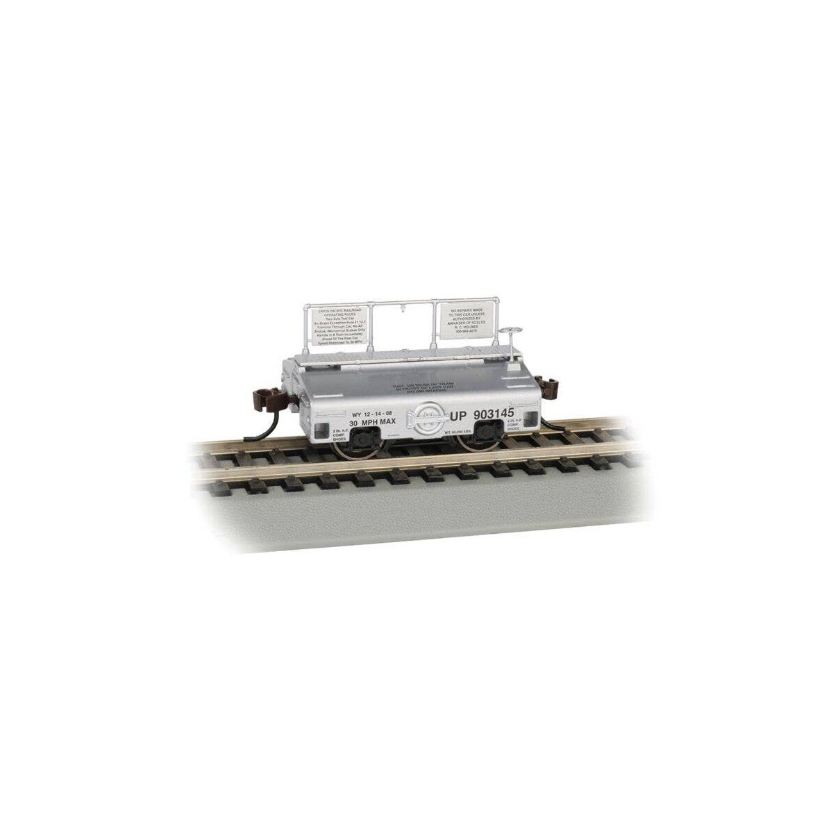 Scale Test Weight Car - Ready to Run -- Union Pacific 903145 (silver), HO, Bachmann Industries 74404