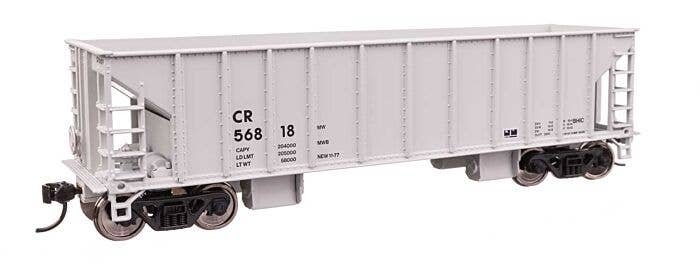 41′ Ballast Hopper - Ready to Run -- Conrail 56818, HO, WalthersMainline 57013