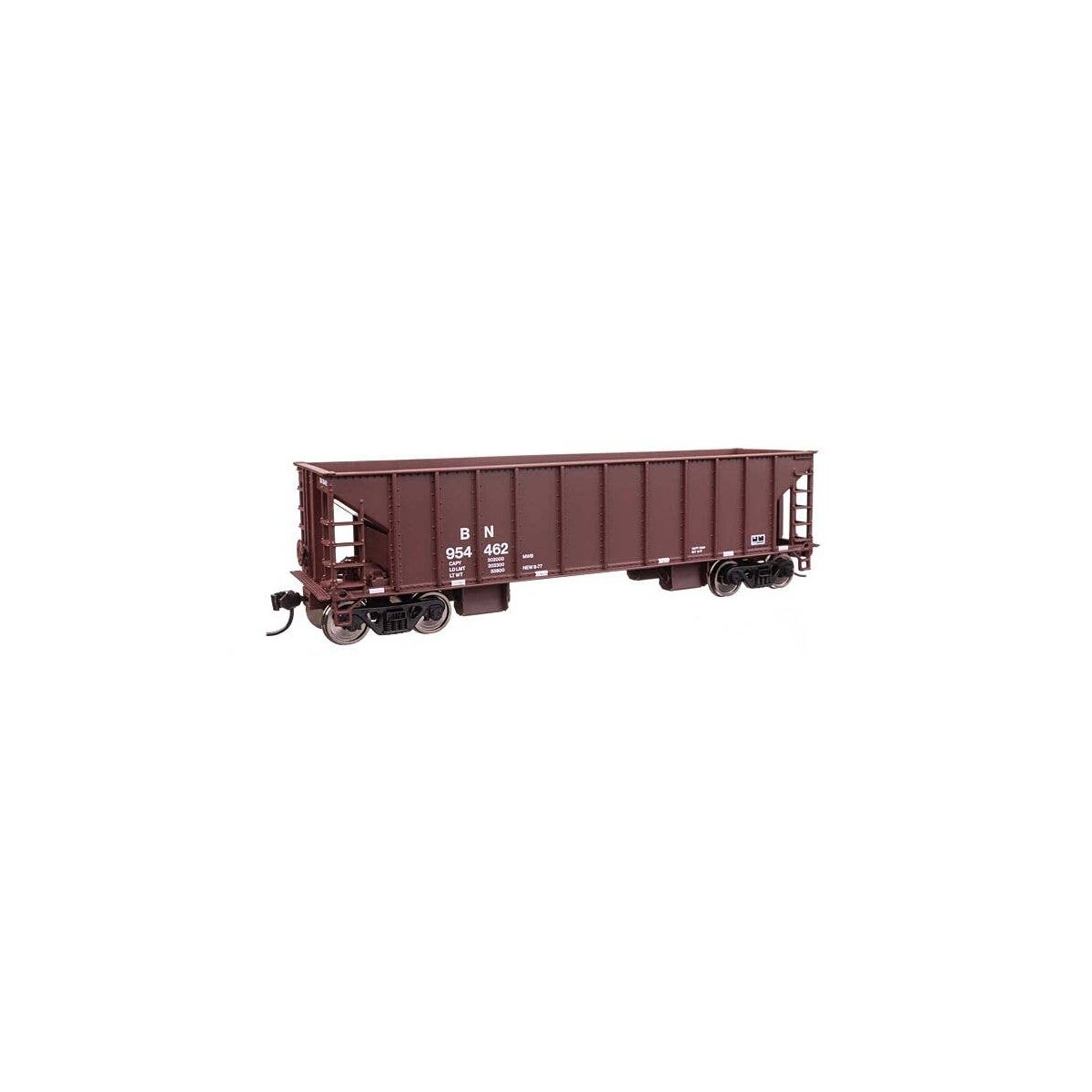41′ Ballast Hopper - Ready to Run -- Burlington Northern 954462, HO, WalthersMainline 57005
