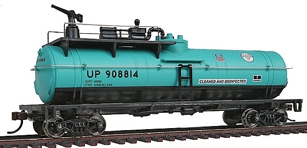 Firefighting Car - Ready to Run -- Union Pacific(R) 908814 (MOW Scheme green, black), HO, WalthersTrainline 1793
