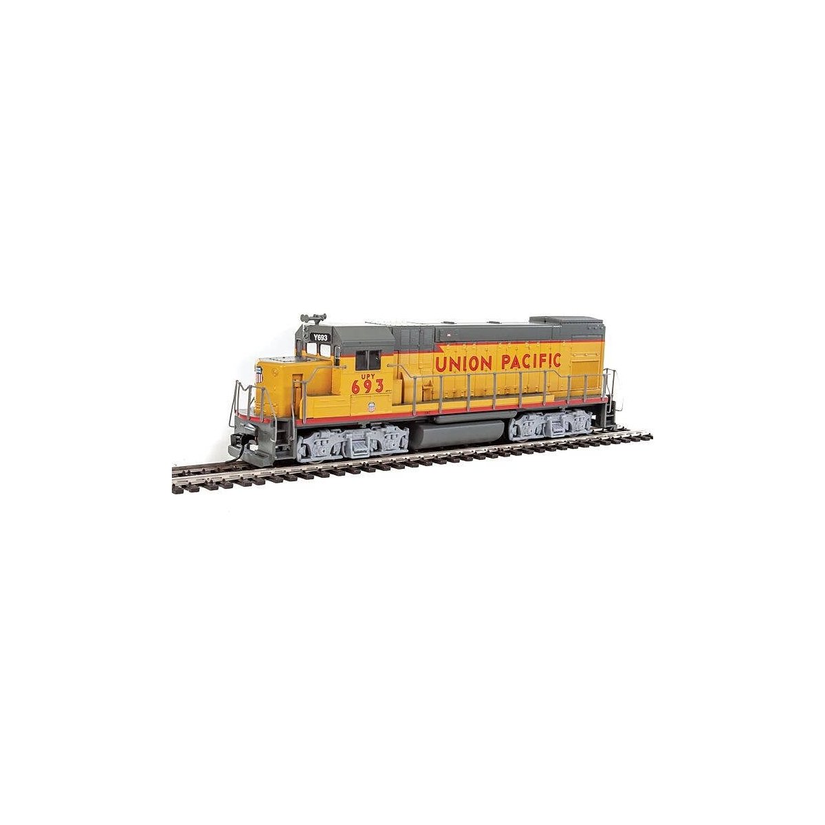 EMD GP15-1 - Standard DC -- Union Pacific(R) (yellow, gray, red), HO, WalthersTrainline 2505
