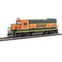 EMD GP15-1 - Standard DC -- Burlington Northern Santa Fe (green, orange, yellow), HO, WalthersTrainline 2500