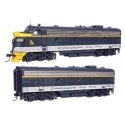 EMD FP7 & F7B Standard DC -- Chesapeake & Ohio 8005 & 8505 (As-delivered), HO, WalthersProto 49546