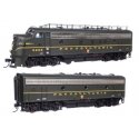 EMD FP7 & F7B Standard DC -- Pennsylvania Railroad EFP-15 9858A, EH-15 9858B (Brunswick Green, Key, HO, WalthersProto 49538