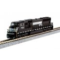 EMD SD70M w/Standard Flat Radiators - Standard DC -- Norfolk Southern 2581 (black, white), N, Kato USA Inc 1767613