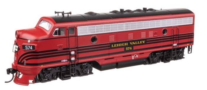 EMD F7 A - Standard DC -- Lehigh Valley 574, HO, WalthersMainline 11409