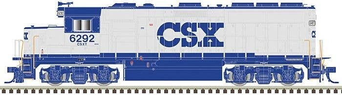 EMD GP40-2 with Dynamic Brakes - Standard DC - Master Silver(R) -- CSX 6285 (Early Sc, N, Atlas Model Railroad Co. 40004722