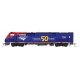 GE P42 Genesis - LokSound & DCC -- Amtrak 108 (50th Anniversary Phase VI, blue, red), HO, Kato USA Inc 376115LS