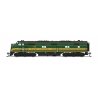 EMD E7A - Sound & DCC - Paragon4(TM) -- Maine Central 705 (green, Dulux Gold), N, Broadway Limited Imports 8765