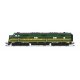 EMD E7A - Sound & DCC - Paragon4(TM) -- Maine Central 708 (green, Dulux Gold), N, Broadway Limited Imports 8766