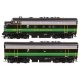 EMD F7 A-B Set - Standard DC -- Reading 269A/269B, HO, WalthersMainline 11415