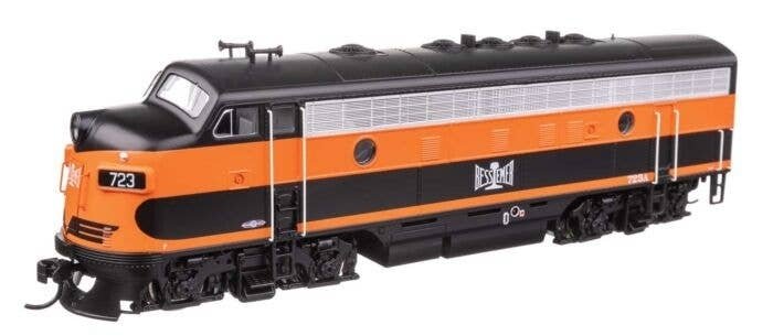 EMD F7 A - ESU Sound and DCC -- Bessemer & Lake Erie 723A, HO, WalthersMainline 21403