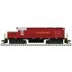 Alco RS32 - Standard DC -- Tishomingo Railroad 212 (red, black), HO, Trainman 10004359