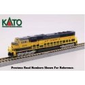 EMD SD70MAC w/Nose Headlight - DCC -- Alaska Railroad 4015 Spirit of North Pole (blue, yellow), N, Kato USA Inc 1766411DCC